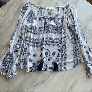 Cute and Flattering Boho Blouse with Bell Sleeves
